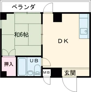 エクセレント伊丹【1階】の間取り