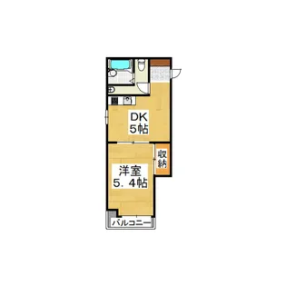 Firstビル 2階【2階】の間取り