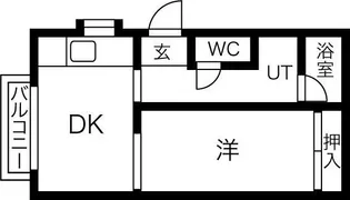 桜台コーポ【3階】の間取り