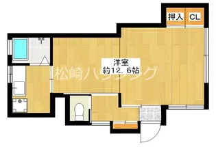 竹内コーポ【1階】の間取り