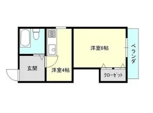 パークプラザ別府【3階】の間取り