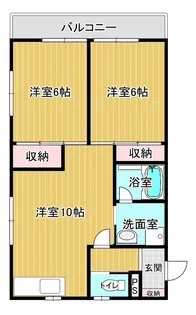 フラットN【1階】の間取り