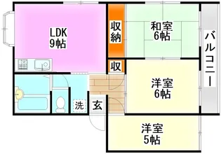 YDSエステート【3階】の間取り
