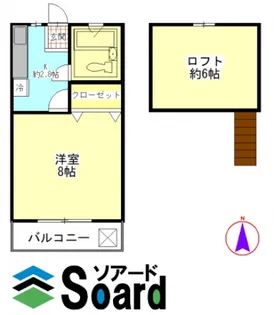 KGハイツVII【1階】の間取り