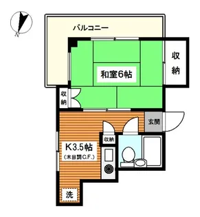 斉藤ビル【2階】の間取り