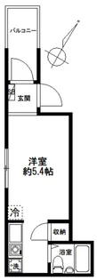 AM FLAT【1階】の間取り