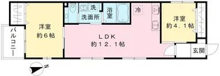 ルシエル宮西町【2階】の間取り