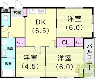 アヴェニール深江南【2階】の間取り