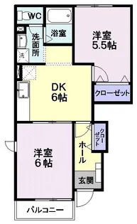 フレンドリーS【1階】の間取り