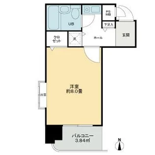 ライオンズマンション岐阜清本町【4階】の間取り