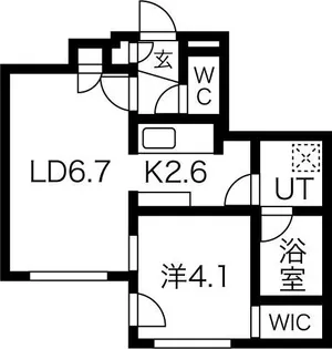 グローブタウン南郷【2階】の間取り
