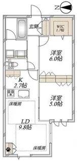 シャルマンSKJ【1階】の間取り