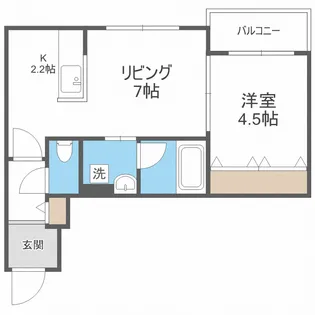 ブランシャールS7【1階】の間取り