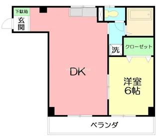 高橋第一ビル【4階】の間取り