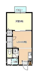 グレイスShima B棟【1階】の間取り