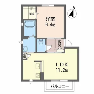 シャーメゾン吉尾【2階】の間取り