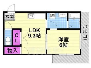 メゾンかわむら【3階】の間取り