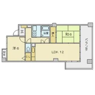 Sun・Cedar【4階】の間取り