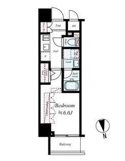 ブライズ品川南DUE【7階】の間取り