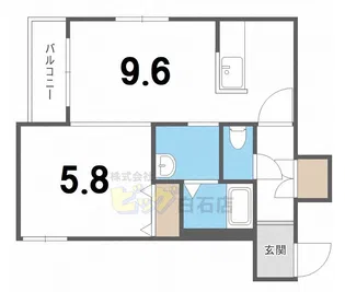 コージープレイス栄通【2階】の間取り