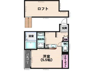 ニュージャーニー大橋【1階】の間取り