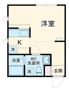 プリマルージュ【1階】の間取り