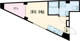 グランレジデンス四つ木【3階】の間取り