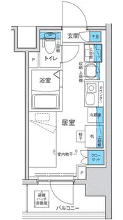 キャンパスヴィレッジ要町【9階】の間取り