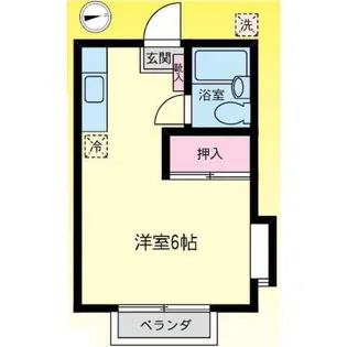 ヤナセハイツ【2階】の間取り