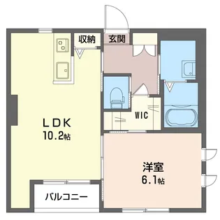ピュアハウス【1階】の間取り