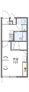 レオパレスExpress【2階】の間取り