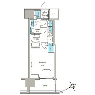東京都台東区浅草橋3【マンション】の間取り