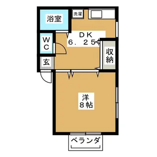 LE・FOSSE【1階】の間取り
