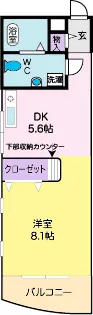 リュミエール【4階】の間取り