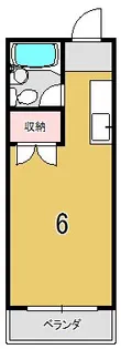 京都府京都市左京区岩倉南河原町【アパート】の間取り