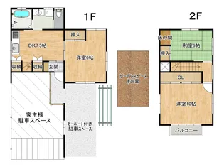 京都府京都市西京区大原野北春日町【一戸建】の間取り