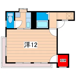 コーポ夕なぎ【2階】の間取り