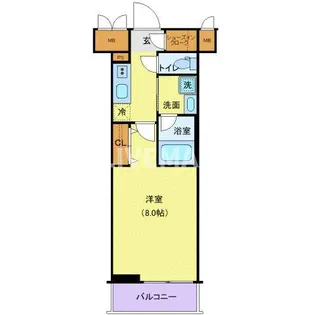 TATSUMIスカイガーデンテラス【6階】の間取り