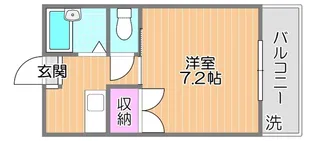 1Kの間取り画像