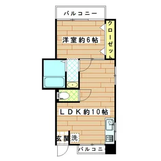 日米ビル【4階】の間取り