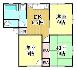 杉岡アパート【1階】の間取り