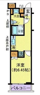 クレヴィスタ門前仲町【3階】の間取り