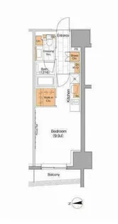 ザ・パークハビオ上野【12階】の間取り