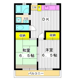 東京都練馬区富士見台4【アパート】の間取り