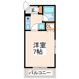 サウス清香【4階】の間取り