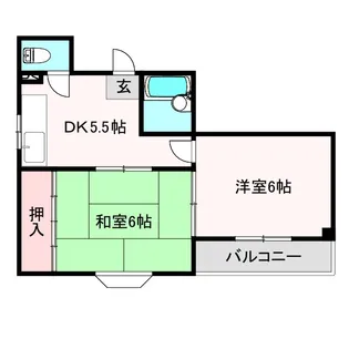 大阪府大阪市阿倍野区王子町1【マンション】の間取り