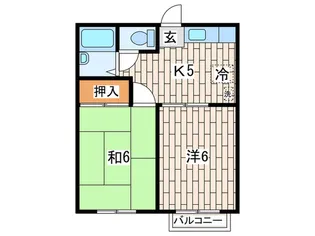 グランデュール南太田【2階】の間取り