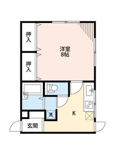 プログレス中央【4階】の間取り