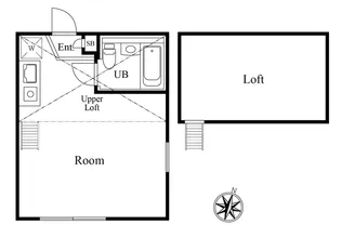 ユナイトステージ汐入壱番館【1階】の間取り