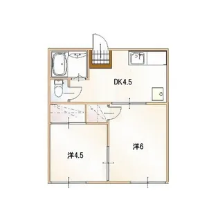 グリーンハイツ【2階】の間取り